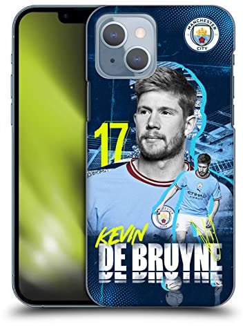 Head Case Designs Officially Licensed Manchester City Man City FC Kevin De Bruyne 2022/23 First Team Hard Back Case Compatible With Apple iPhone 14
