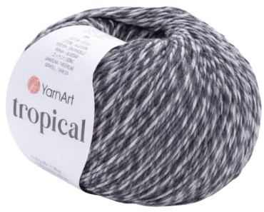 YarnArt Tropical Sport Yarn – 55% Cotton, 45% PAC – Multicolor Knitting & Crochet Yarn – 50g (174 yds) | Soft, Durable & Lightweight | Perfect for Amigurumi, Clothing & Accessories