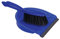 Professional Dustpan & Stiff Brush Set (3) - Blue