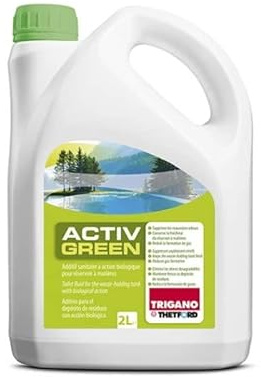 Trigano by Thetford Activ Rinse Green 2L for Caravan Campervan and Motorhome Chemical Toilet