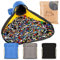 NANY JEANS Toy Storage Organizer and Play Mat for Kids - Collapsible XXL Toy Bag Storage Container for Building Bricks & Blocks - Grey