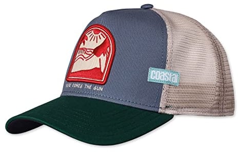 Coastal - Comes The Sun (Bluegrey/Green) - Trucker Cap Meshcap Kappe Mütze Cappy Caps