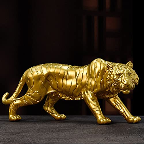 41,5 cm große Tigerstatue Figur Skulptur Sammlerstück Geschenke für Tigerliebhaber Büro Wohnkultur Schreibtisch Zubehör Dekoration Gartenfiguren Outdoor Decor