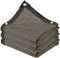 SDLLG Filet de Jardin Brise-Vue avec œillets - Marron - 2 x 2 m - Voile d'ombrage en polyéthylène Haute densité - Protection UV - pour Jardin, Terrain de Sport