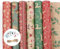 Geschenkpapier,12 Geschenkpapier Weihnachten,Geschenkpapier Rollefür Geschenkpapier Kinder&Geschenkpapier Mädchen&Geschenkpapier Hochzeit&Weihnachtspapier,ca.44x76cm,Bunt