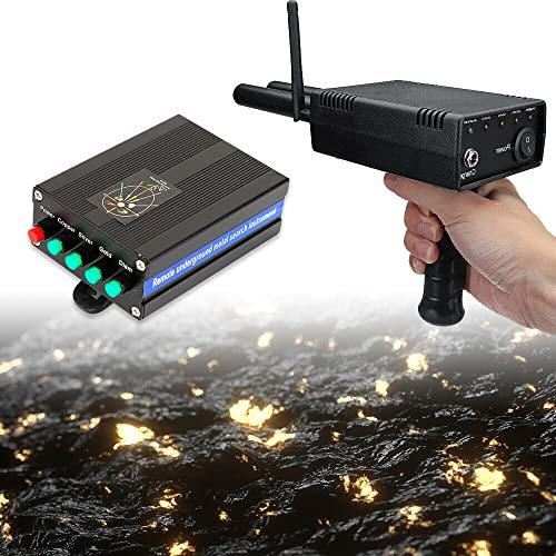 3D-Scan Metalldetektoren, Tragbarer Metalldetektor 12V mit Dual-Sonde Positionierung Suchbereich 1000m für Goldmünze Hunt Relikte Schmuck