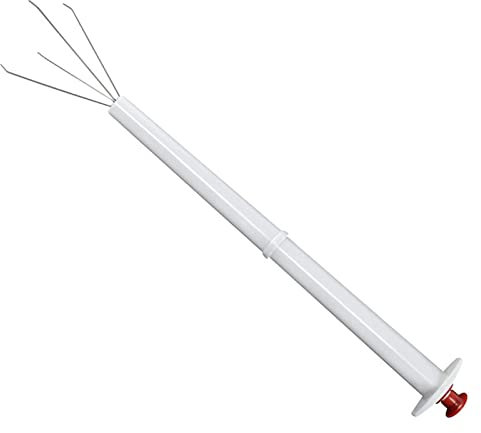 Pickle Grabber Pickle Picker 20,3 cm 4-Krallen-Gurkenzange Gurkengabel Gurkenzange Gurken-Greifer Werkzeug Gurkenglas Gabel für Küche Lebensmittel Pfeffer