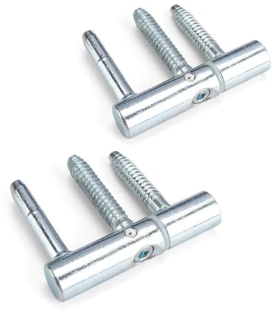 KLEHOPE Türband, 2 Stück Türscharniere, Konischer Dreizack Türscharniere für Holztüren, Geeignet für Profiltüren und Holztüren(Galvanisiertes Eisen)