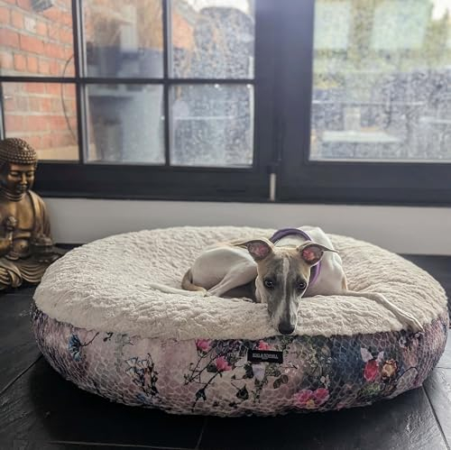 EDEL&SCHNELL Hundebett Wechselbezug rosa 90 cm Ersatz Bezug Hundebett Flocke Bezüge für Hundebetten aus weichem Plüschstoff