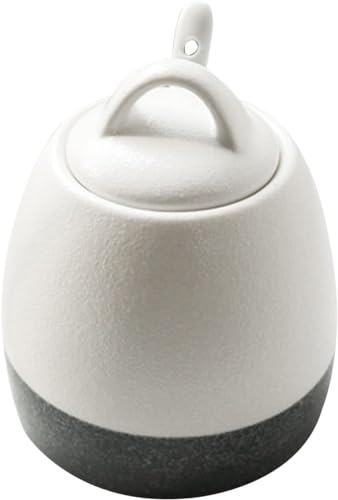 Sucrier, sucrier japonais avec couvercle, pot à sucre en céramique, accessoires de café Zephyr, verseur à sucre, rangement de cuisine, ensemble B-3 bleu et blanc (couleur : bleu et blanc a) ( Color :