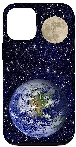 Hülle für iPhone 15 Erde Globus Mond Weltraum Sterne Astronomie