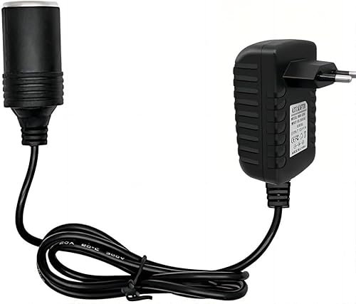 Cablelera Adaptateur Prise Allume-Cigare 12V 2A, Convertisseur Adaptateur AC/DC pour système de Navigation, compatible iPhone
