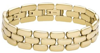 Fossil Arden JF04784710 Bracelet en Acier inoxydable Pour Femme Doré, Taille Unique, Acier inoxydable, Pas de gemme