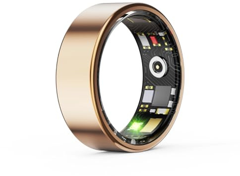 Cuifati Smart-Ring-Gesundheits-Tracker, Intelligenter Anillo für Männer, wasserdichte Gesundheitsringe für Damen und Herren, 7 Tage Akkulaufzeit, Aktivitäts- und Schlaf-Tracker, (Nein. 8)