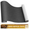 Cahomo Flicken Selbstklebend Stoff, Leinenstoff Patches Selbstklebend, 40x230 cm Leinen Reparatur Patches für Sofa, Autositze, Bootssitze, Bürostuhl, Vorhang - Schwarz Grau