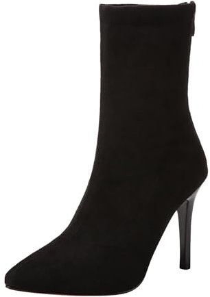Generico Stivaletti Donna Autunno Eleganti, Tronchetti Donna Casual con Tacco, Stivaletto Vintage Scarponcino con Tacco Alla Morbidi Stivali Elasticizzati Donna Curvy Comoda Stivali Texani Donna