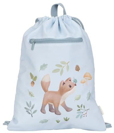 Little Dutch 4915 Kinderturnbeutel - Forest Friends blau (38x29 cm)
