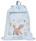 Little Dutch 4915 Kinderturnbeutel - Forest Friends blau (38x29 cm)