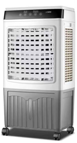 MSHGSKU Aire Acondicionado portátil de 40 L con Sistema de enfriamiento evaporativo, Ventilador, Control Remoto, 3 velocidades y 3 Modos, Temporizador de 7.5 Horas, Unidad móvil de Aire AC