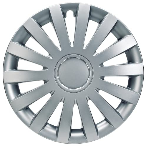 Albrecht 14 Zoll Radkappen Silber für Stahlfelgen - Wind Radzierblenden aus hochwertigem Kunststoff - Langlebige Radblenden in originaler Albrecht Verpackung - Made in EU