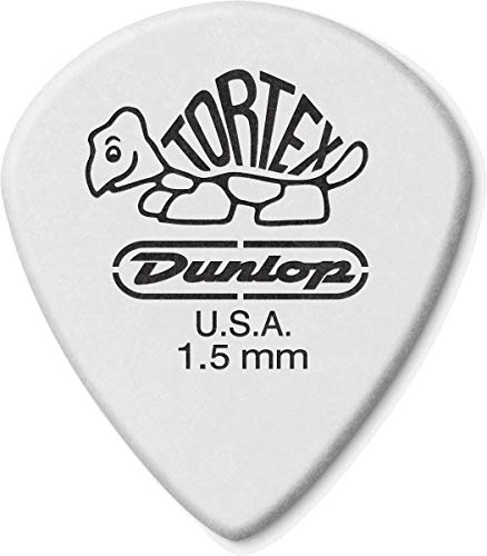 Jim Dunlop 478R150 Tortex Jazz III 1.5mm 72 Guitar Picks Refill bag