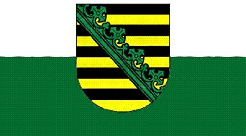U24 Motorradflagge Sachsen Fahne Flagge 20 x 30 cm