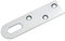 Amig - Pack de 4 Colgadores Multiusos Metálicos Mod.1 en Acero Niquelado para Montar Muebles, Colgar Cuadros, Espejos, Relojes y Otras Decoraciones de Hogar - Medidas: 40 x 16 mm