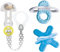 MAM Set - Bite & Relax Phase 1 & 2 plus Schnullerband Clip-it! - Junge/Junge
