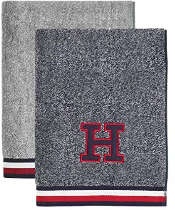 Tommy Hilfiger Handtuch Frottee Mix Marine 50 x 100 cm
