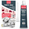 SOL 50ml Fabric Glue Strong with Spreader - Adhesive for Fabrics, Crafts, Upholstery, Material, Badges, Textile, Felt or Wool - Waterproof, Flexible, Fast Drying, Durable Bond