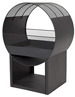 Buschbeck Design Feuerschale 'Porthole', Edelstahl, ca. 56 x 40 x H80 cm