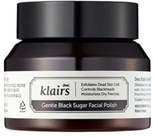 Dear, Klairs, Gentle Black Sugar Facial Polish, 110grams