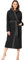 Ladeheid Damen Frottee Bademantel aus 100% Baumwolle LA40-191 (Schwarz-30/Dunkelgrau-12, XXL)