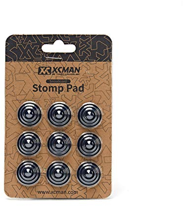XCMAN 4-lagige Konusnieten Durchmesser 20 cm Aluminium Snowboard Stomp Pad ¨C 9 St¨¹ck
