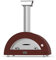 Forno a legna Allegro rosso versione top Alfa Refrattari