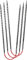 Addi - Addi Crasy Trio Roman Stricken (30 cm, 4,50 mm) - 1 Stück