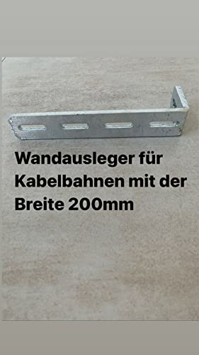 Wandausleger tauchfeuerverzinkt Kabelrinne Kabelbahn Zubehör Kabeltrasse (245 mm)
