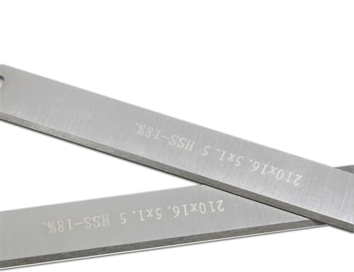 BQingWay 2pcs 210x16.5x1.5mm HSS Planer Blades for Einhell TH-SP 204, TC-SP 204 Planer 210mm Planer Coltello for la Lavorazione del Legno