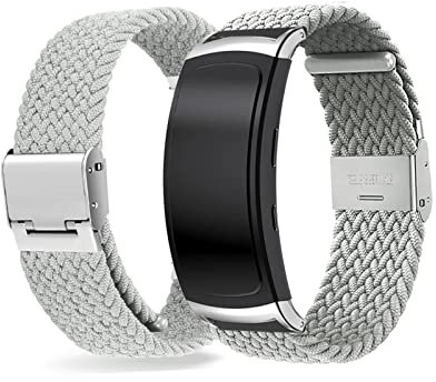 Armbänder Für Samsung Gear fit 2/ Gear Fit 2 Pro Armband Nylon Sport Strap Geflochten Elastisch Mesh Für Damen/Herren Ersatzband Fitness Kompatibel mit Galaxy Gear fit 2/ Gear Fit 2 Pro (21)
