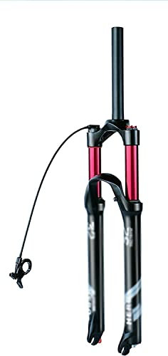 Amdieu 26/27.5/29in Bicicletta MTB Forcella Ammortizzata, Corsa 140mm Rebound Regolare QR 9mm Lega di Magnesio Manuale/Blocco Remoto Forcelle Anteriori della Bici Forcella Anteriore