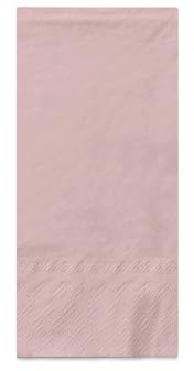 MANK Serviette in ALTROSA aus 3-lagigem Tissue, 33 x 33cm, 1/8 Falz, saugstarke Einmalserviette, 100er-Pack, Ideal für Hochzeiten, Taufe, Babyshower & Events