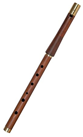 Key of B Holzpfeife VBC-01 handgeschnitzte Flöte Volksblasinstrument irische Längsflöte Handarbeit Holzbläser braun