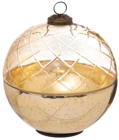 FEERIC LIGHTS & CHRISTMAS - Schachtel mit Goldener glaskugel d15cm