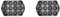 PRESTIGE - Aerolift - Muffin Tins Non Stick 12 Cup - Non Stick Bakeware - Cushion Base - Fridge Freezer and Dishwasher Safe - Carbon Steel - 41 x 27 x 4 cm (Pack of 2)
