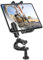 Kolasels Bike Tablet Clamp - Anti-Shake Metal Arm Motorcycle Mount, Universal 4-13 Tablet Phone Holder for Treadmill, Stroller, Wheelchair, Exercise Bike