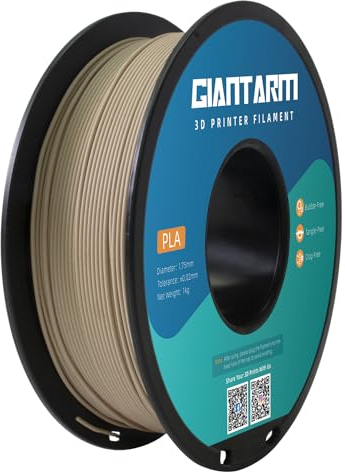 GIANTARM Holz PLA Filament,1.75mm 1kg,3D-Druckmaterialien,Spule Maßgenauigkeit +/- 0.03mm