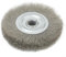PETSTIBLE Embossed Stainless Steel Wire Wheel, 6 Inch Embossed Stainless Steel Wire Wheel Brush Bench Grinder Abrasive 16Mm Hole