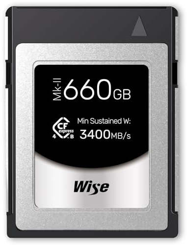 Wise CFexpress 4.0 Type B PRO 660GB MK-II WI-CFX4-B660PM2