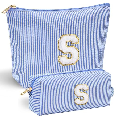 Parima Kosmetiktasche für Teenager Mädchen - Einschulung Mädchen Kulturtasche Damen Kosmetiktaschen Set Personalisierte Geschenk Einschulung Geschenk für Schweste Geschenke für Frauen Kosmetiktasche S