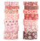 Songdao Sakura Washi Tape Set 14 Rollen Blumen Dekoratives Klebeband Bunt für Scrapbooking, Bullet Tagebuch, Planer, Geschenkverpackung (Blush Petals)